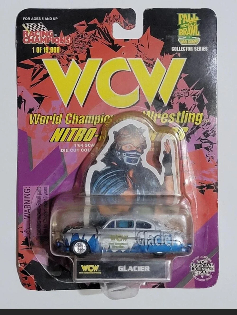 Glacier WCW Nitro-Street Rods Die Cast Car by Racing Champions 1998 1/64